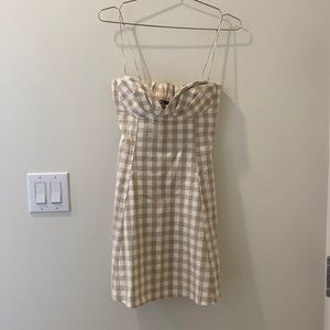 Zara Gingham Dress - new with tags. Size Small